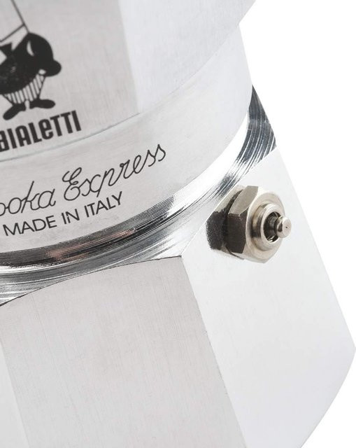 Bialetti Moka Express Espressokocher in Schwarz und Silber mit 0,06 l Füllmenge - Bild 1