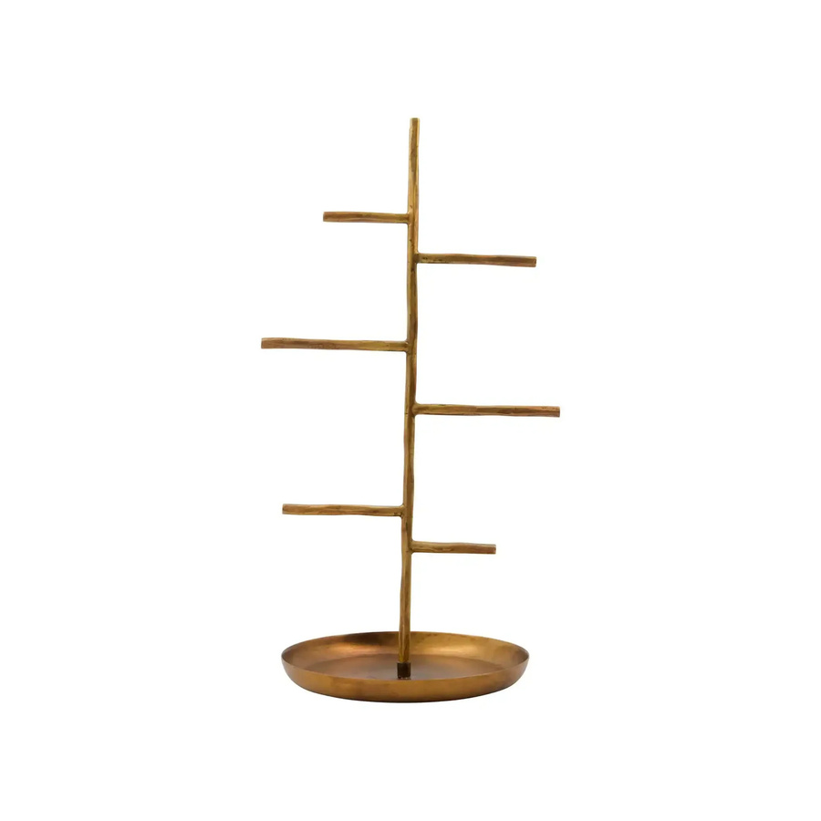 House Doctor Jewel Schmuckhalter aus Messing in Gold, Höhe: 33 cm - Bild 1