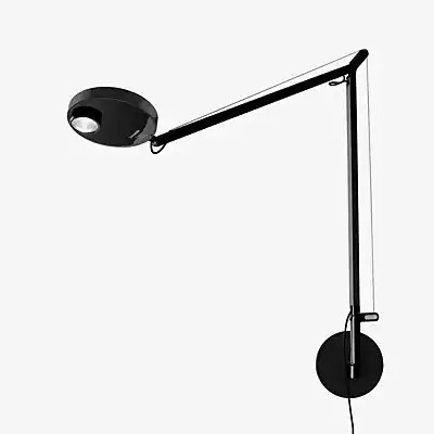 Artemide Demetra Professional Parete LED Wandleuchte, Schwarz Matt, 3.000 K Warmweiß
