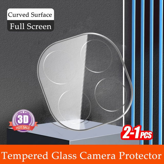 3D-Kamera-Glasschutz für Xiaomi Redmi Note 15 Pro 5G und Note 15 Pro Plus, transparent - Bild 1