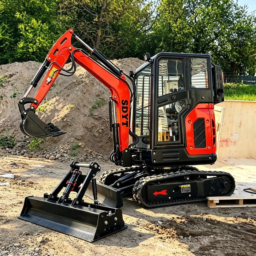 YITUI Hydraulischer Raupen-Minibagger mit Hochleistungs-Dieselmotor für 1,5 bis 3,5 Tonnen - Bild 2