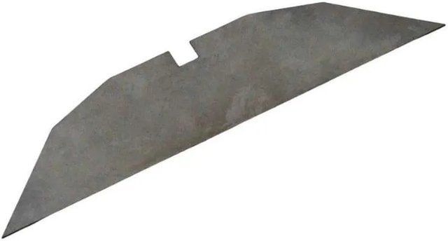 Galaflor Ersatzmesser aus Stahl für Dänische Rübenhacke, Länge: 18 cm - Bild 1