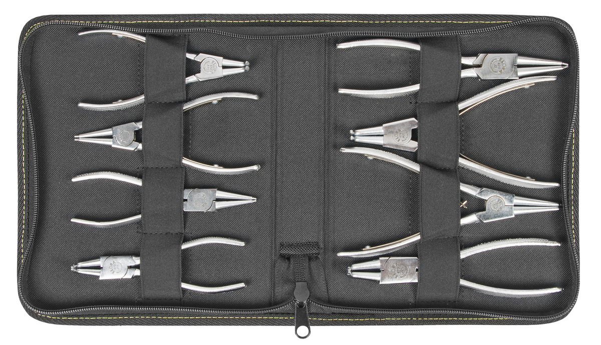 Elora Sicherungsring-Zangensatz ELORA-JUBI 903-S4, 4-teilig, Silber - Bild 1