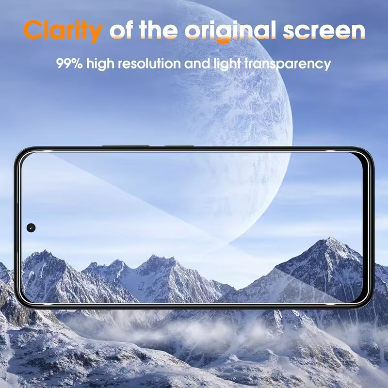 3er-Set Displayschutzfolie aus gehärtetem Glas für Xiaomi Redmi Note 13 Pro 5G, transparent - Bild 5
