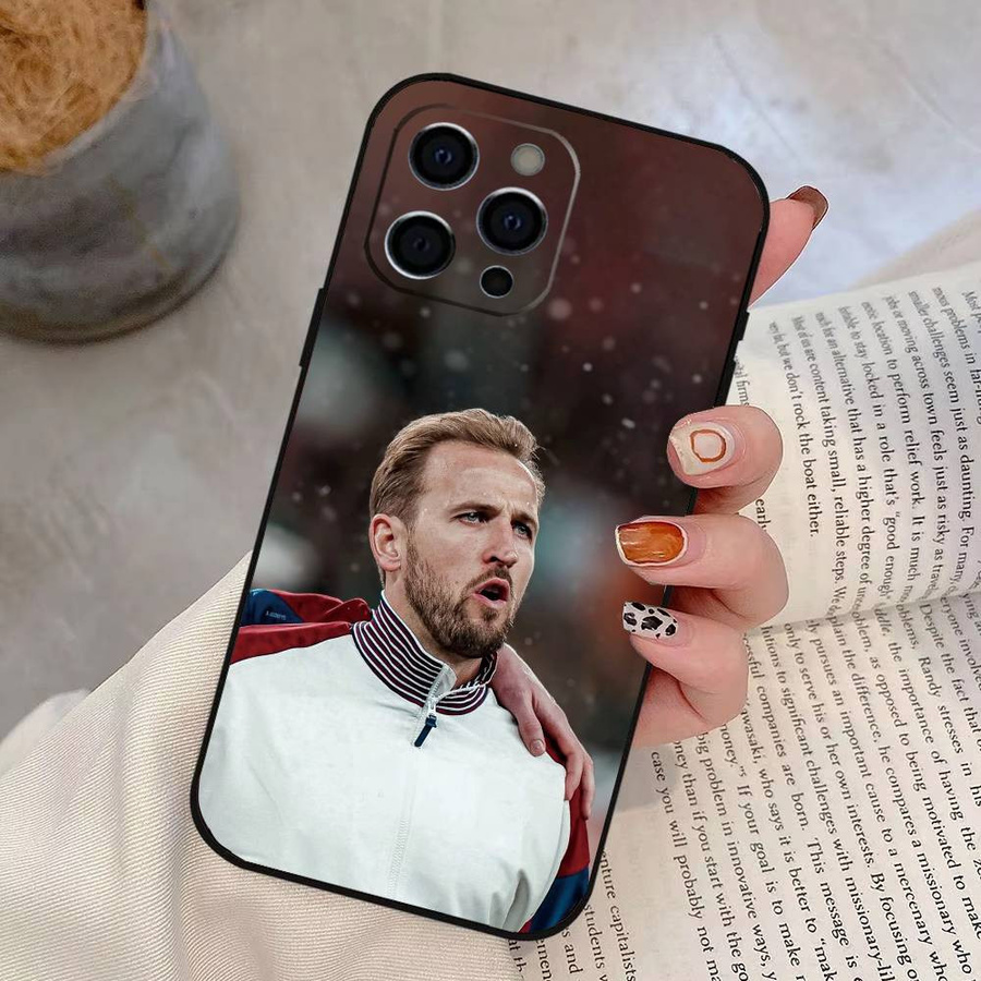 Handyhülle Harry Kane für Apple iPhone in Schwarz aus weichem Silikon - Bild 1
