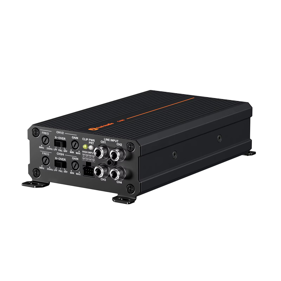 Fosi Audio CA30 4-Kanal Klasse D HIFI Stereo Auto-Audio-Leistungsverstärker in Schwarz mit 100W*4@4Ω und Brückenbetrieb - Bild 4