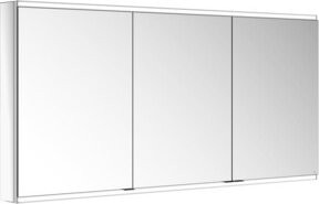 Keuco Spiegelschrank Royal Modular 2.0 mit LED-Beleuchtung und Sensor-Touch, B/H/T: 150 x 70 x 12 cm, Weiß/Silber - Bild 1