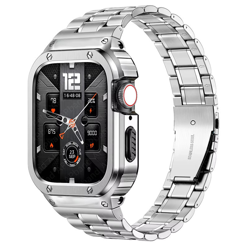 Uhrenarmband Edelstahl, Silber, Unisex - Bild 2