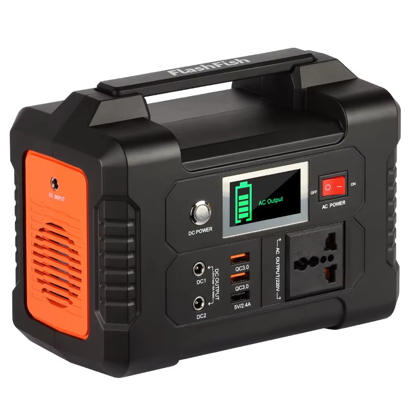 Flashfish E200 Tragbare Ladestation mit 200W Solar-Lademöglichkeit und 151Wh Lithium-Batterie in Schwarz für Outdoor und Camping - Bild 7