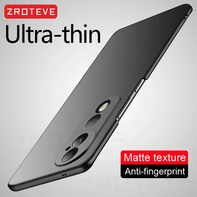 ZROTEVE Schutzhülle für vivo v40 v30 pro v30, ultra dünne harte PC Handyhülle mit mattem Finish, Schwarz - Bild 1
