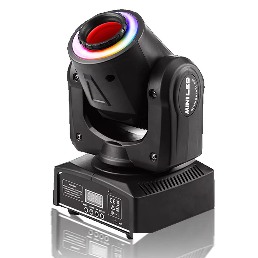 CHEGIT 2er Set DJ Disco Party Licht mit 8x8 Mustern, 540 Grad Strahler für Hochzeit und Festival, DMX512 und schallgesteuert, Schwarz - Bild 6