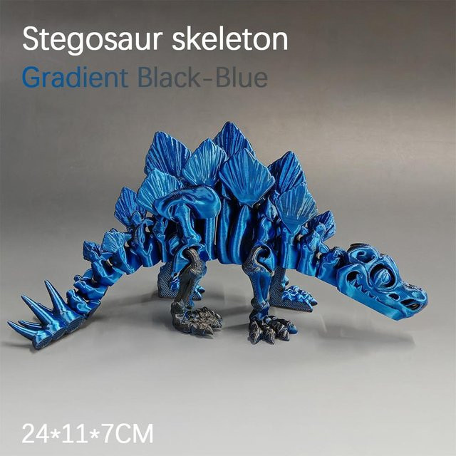 BC Pet Supplies Dinosaurierskelett Triceratops Stegosaurus, Modellspielzeug, ab 6 Jahren - Bild 1