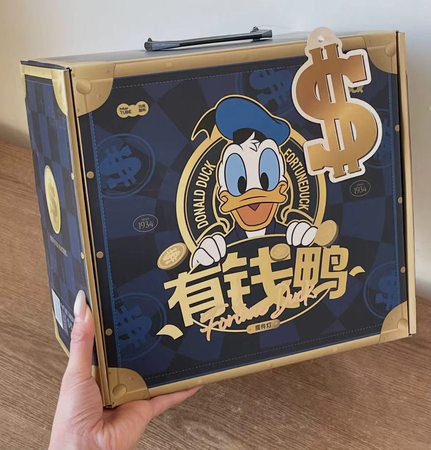 Disney Donald Duck Series Rich Duck Figurenlampe in Multicolour als Tischleuchte für Wohnzimmer und Schreibtisch - Bild 3