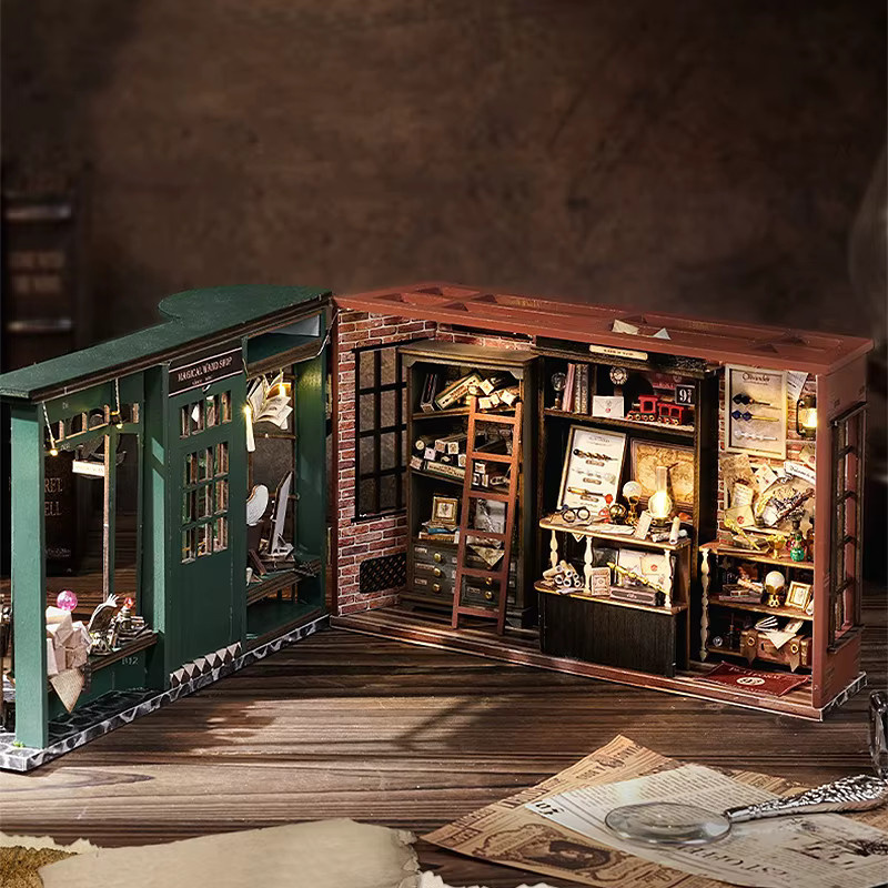 Magisches Puppenhaus aus Holz, 3D-Puzzle, Fantasy, Bunt / Mehrfarbig - Bild 2
