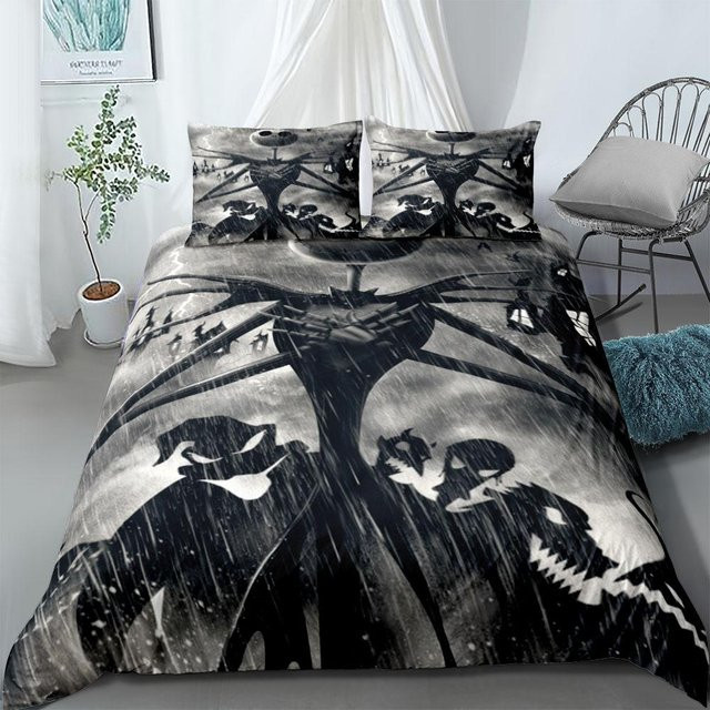 Scream Horror Bettwäsche Set mit Motiv, Schwarz, Microfaser, B/H: 140 x 200 cm - Bild 1