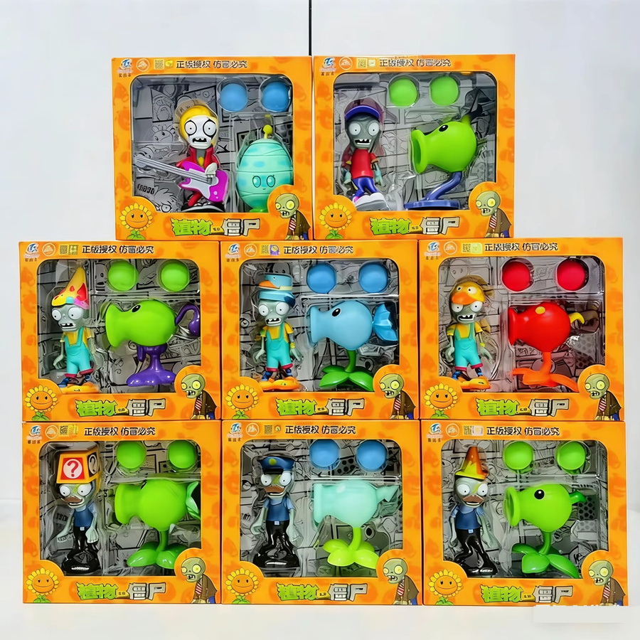 SHI JI YI GAO Plants vs. Zombies, Spielfiguren, Silikon, 8 Stile - Bild 2