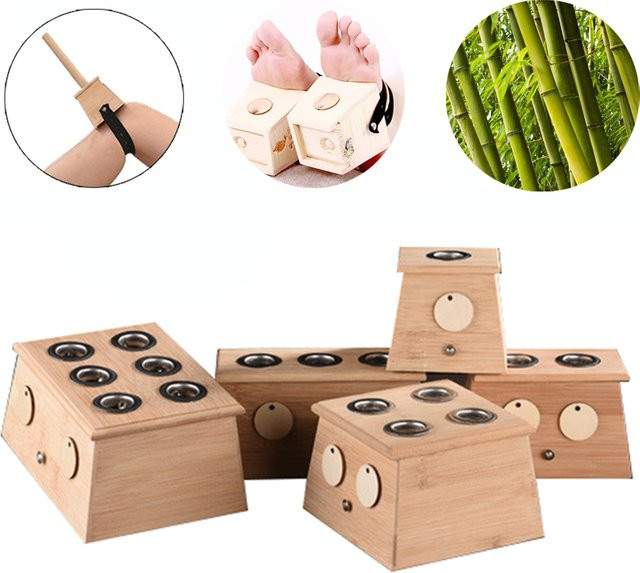 TCMHEALTH Moxibustion Box Bambus Brenner, Unisex - Bild 1