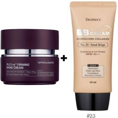 DIFFER&DEEPER PLLT-RA BB Cream 23, 50 ml, Unisex, Poly-L-Milchsäure-Komplex - Bild 1