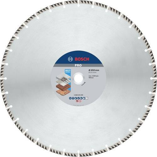 Bosch Diamanttrennscheibe Standard for Universal in Silber für Beton, Durchmesser: 450 mm, Bohrung: 25,4 mm - Bild 1