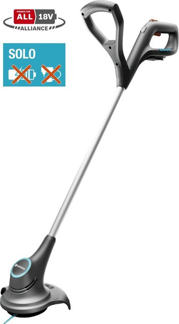 Gardena Akku-Rasentrimmer SmallCut 23/18V P4A solo in Schwarz/Grün mit 23 cm Schnittbreite - Bild 1