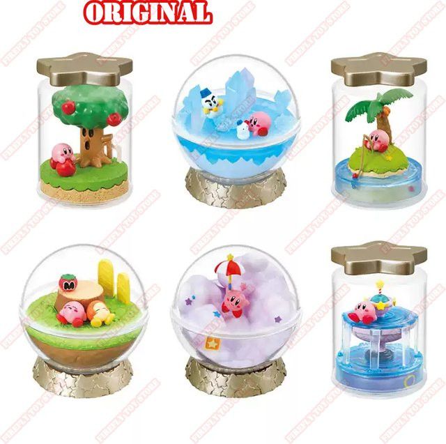 Bandai Kirby Terrarium Gashapon Anime Action Modell Figuren Multicolor - Bild 1