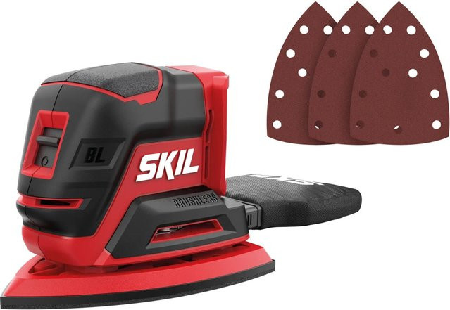 Skil Akku-Multischleifer 3715CA Bürstenlos in Rot, 20 V (ohne Akku und Ladegerät) - Bild 1