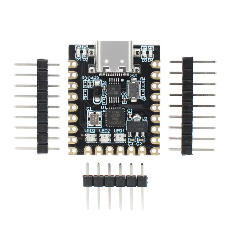 AITEWIN ROBOT Nano SuperMini V3.0 Entwicklungsboard mit ATmega328P Chip und USB-C Typ-C Schnittstelle, Schwarz - Bild 2