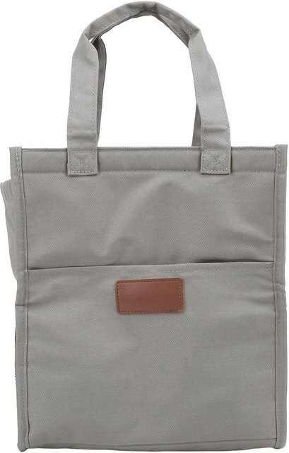 Isolierte Lunchtasche von Neoglint aus Oxford-Gewebe in Grau mit großer Kapazität und Aluminiumfolien-Wärmeisolierung - Bild 1