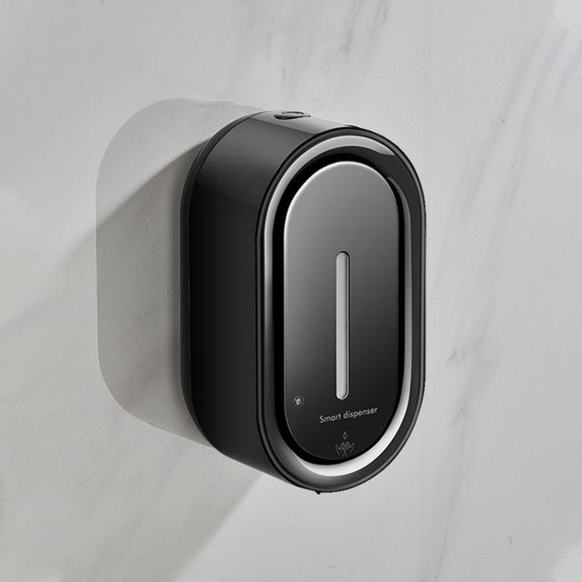 Automatischer Wandmontierter Flüssigseifenspender mit Infrarotsensor in Schwarz - Bild 1