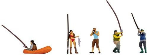 NOCH Angler-Set 15891 Bemalt, H0, 1:87 - Bild 1