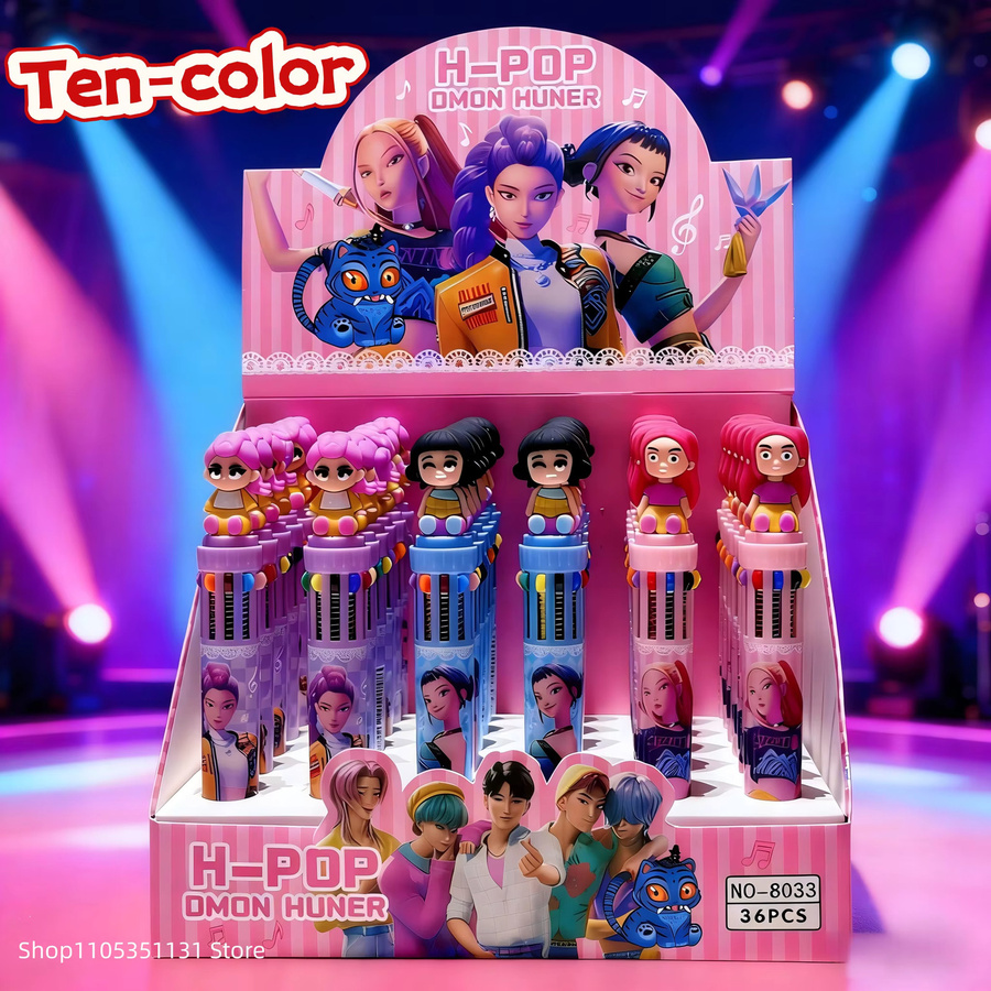 Hasbro 10-in-1 Kugelschreiber mit Cartoon-Figur in Mehrfarbig - Bild 2