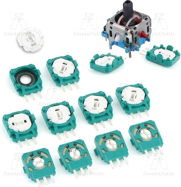 ALPS Ersatz Potentiometer 2K3 Ohm für PS5 Joystick Controller in Grün - Bild 1