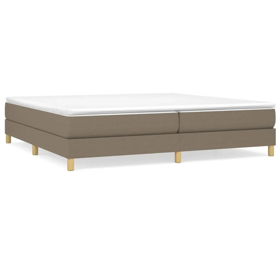 vidaXL Boxspringbett in Taupe mit Stoffbezug B/T: 200 x 200 cm - Bild 2