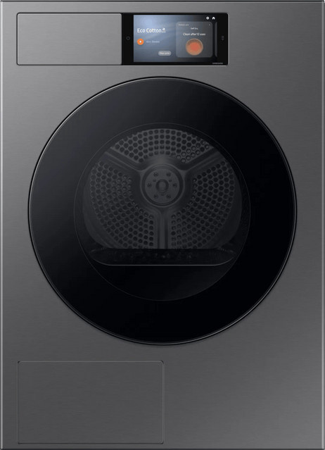 Samsung Bespoke DV90F09F4SU3 Wärmepumpentrockner Frontlader Schwarz 9 kg - Bild 1