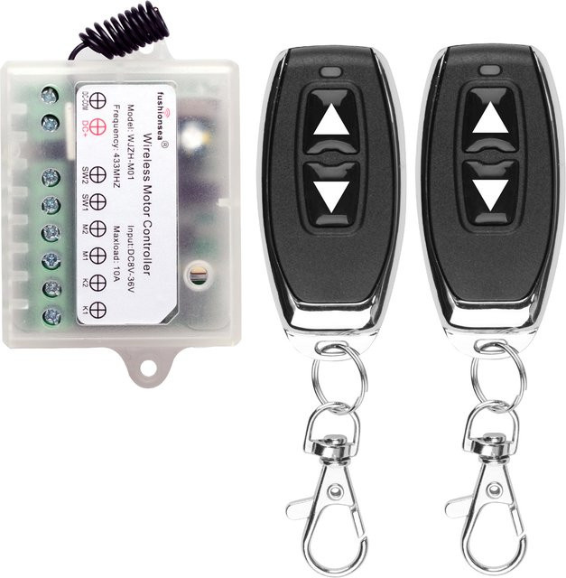CENTURY AOKE DC-Motor-Fernbedienungsschalter für Schiebetüren mit Vorwärts-Rückwärts-Empfänger, 12-36V - Bild 1