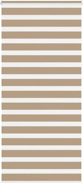 vidaXL Doppelrollo Day & Night Sandbraun aus Polyester B: 105 cm, H: 230 cm - Bild 1