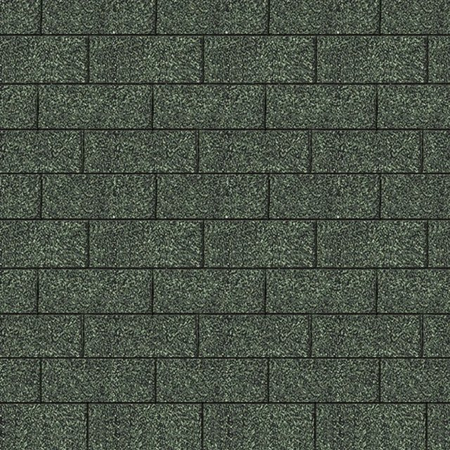Karibu Bitumen Dachschindeln Dacheindeckung Dunkelgrün 3 m² - Bild 1
