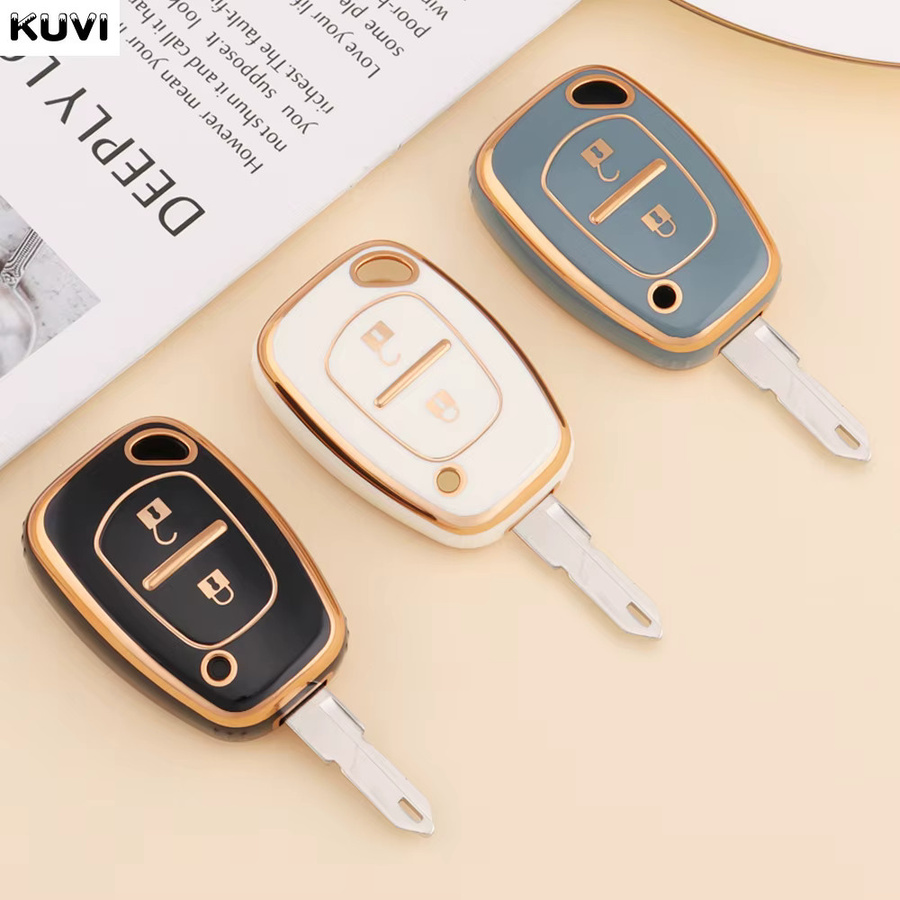 Kuvi TPU Auto Remote Key Case Cover Shell für Renault Movano Trafic Kangoo und Opel Vivaro Vauxhall - Bild 1