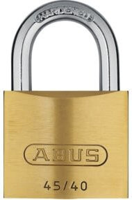 ABUS Vorhängeschloss aus Messing in Gold, Breite: 20,0 cm, Höhe: 10,0 cm, Tiefe: 3,0 cm - Bild 1