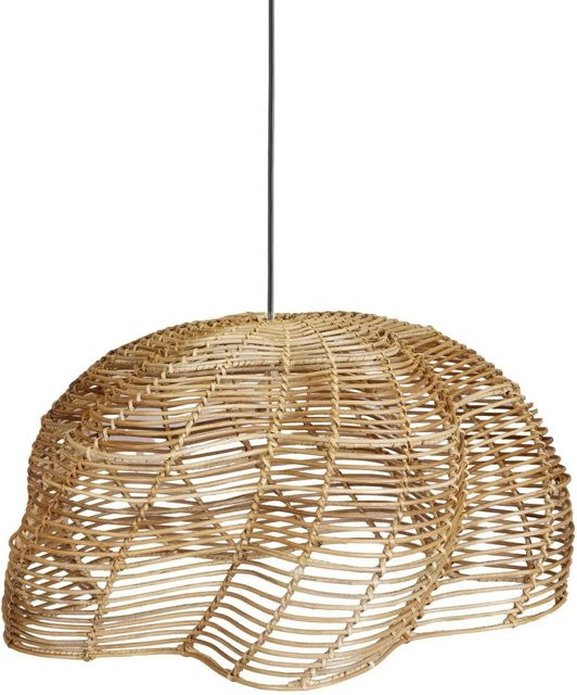 PR Home Mayla Außenleuchte Deckenleuchte aus Rattan in Beige und Schwarz für den Garten - Bild 1