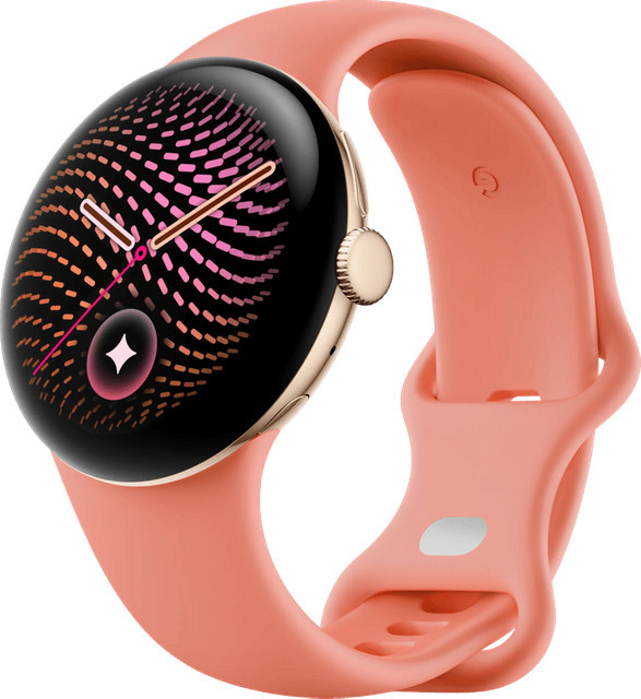 Google Pixel Watch 5 Android Smartwatch in Rosa mit 41 mm Gehäusegehäuse und Schlaf-Tracking sowie Bluetooth und Wi-Fi - Bild 1