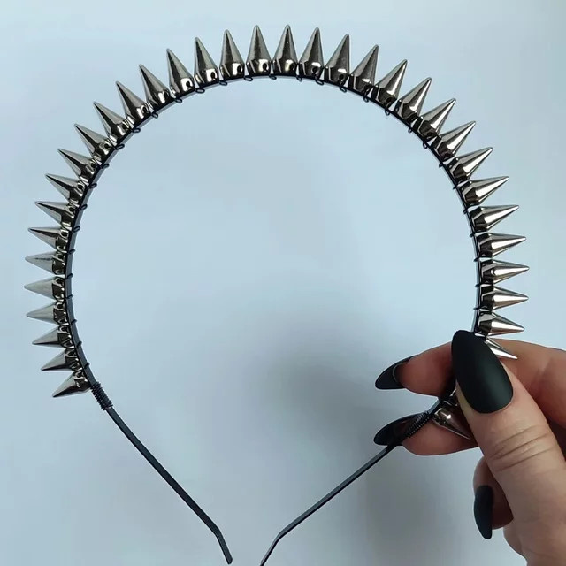 Stirnband Punk-Stil, Nieten, Damen - Bild 1