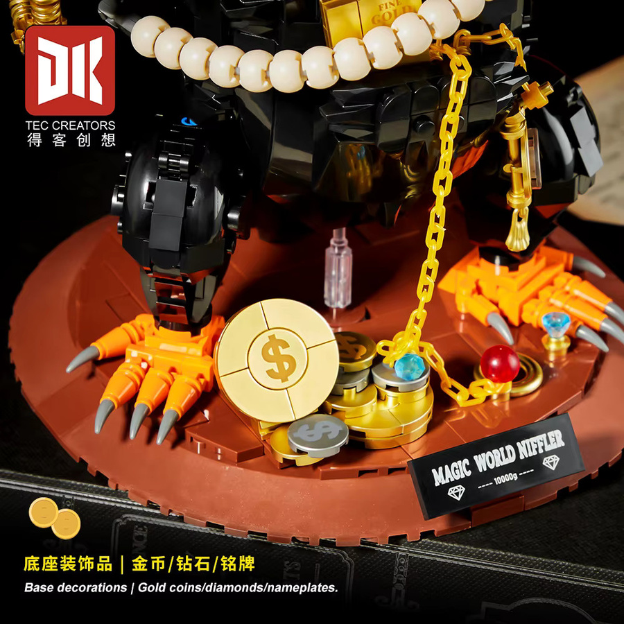 Hot Toys Harry Potter Niffler Bausteine Set aus schwarzem Kunststoff für Kinder ab 8 Jahren - Bild 4