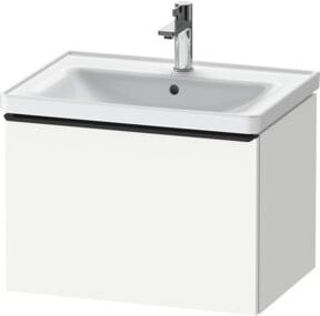 Duravit Waschtischunterschrank D-Neo, Wandhängend, Weiß Matt, B: 63,4 cm, T: 45,2 cm, H: 44,0 cm - Bild 1