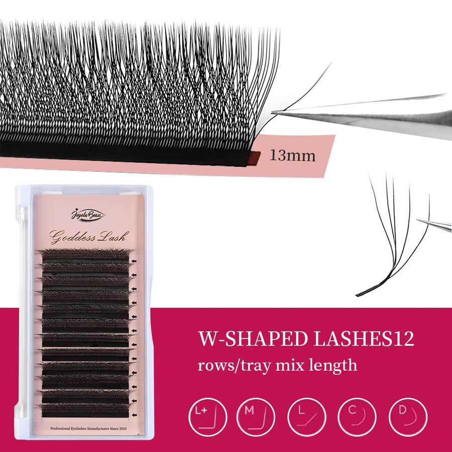 JB Jeyelabeau Bloom Lash Volumen-Wimpern, Faux Mink, Natürlich - Bild 4