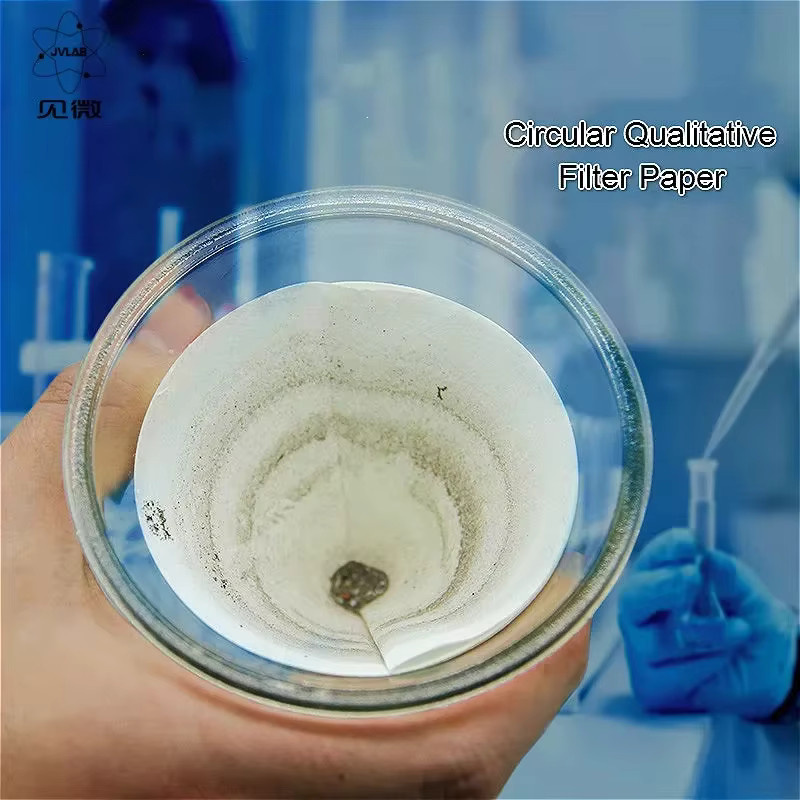 Rundes weißes Filterpapier für laborchemische Analysen und Öldetektion - Bild 2