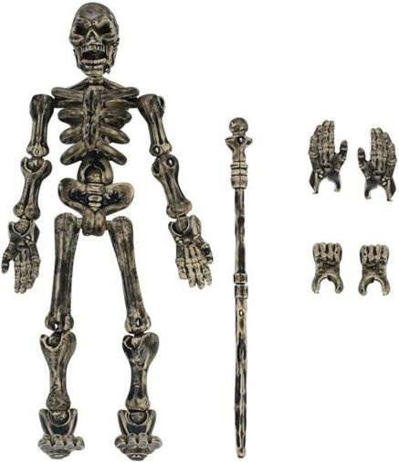 Talos Party Carnival Skelett-Actionfigur, 3D-gedruckt, mehrgelenkig beweglich, grau - Bild 1
