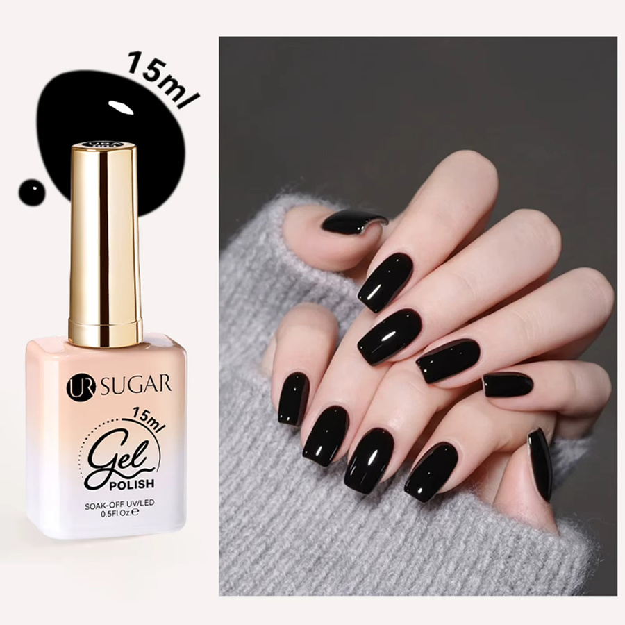 UR SUGAR Nagelgel, Schwarz, 15 ml - Bild 3