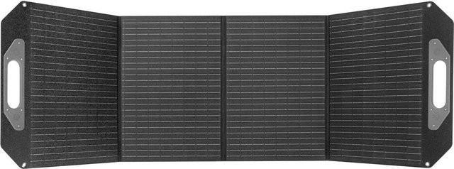 Sandberg Solar Charger 100W Lightweight faltbares Solarmodul monokristallin Schwarz mit USB-A und USB-C Anschlüssen - Bild 1