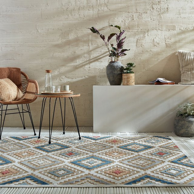 Outdoor-Teppich LAGAN Kadima Design Orient Natur-Bunt, B/B: 120 x 170 cm - Bild 1